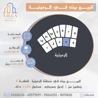 House For Sale in Rumaithiya